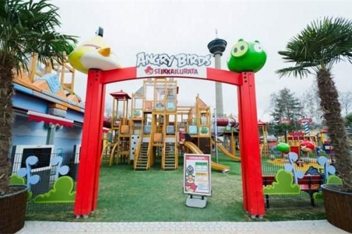 Открытие тематического парка Angry Birds в Великобритании