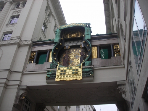 Якорные часы в Вене