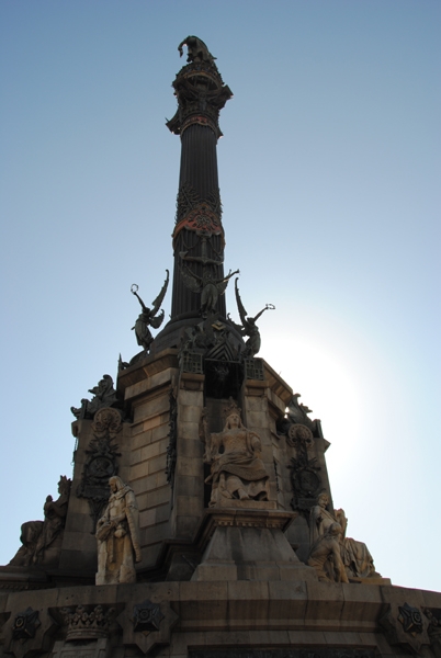 Барселона, памятник Колумбу Барселона, памятник Колумбу